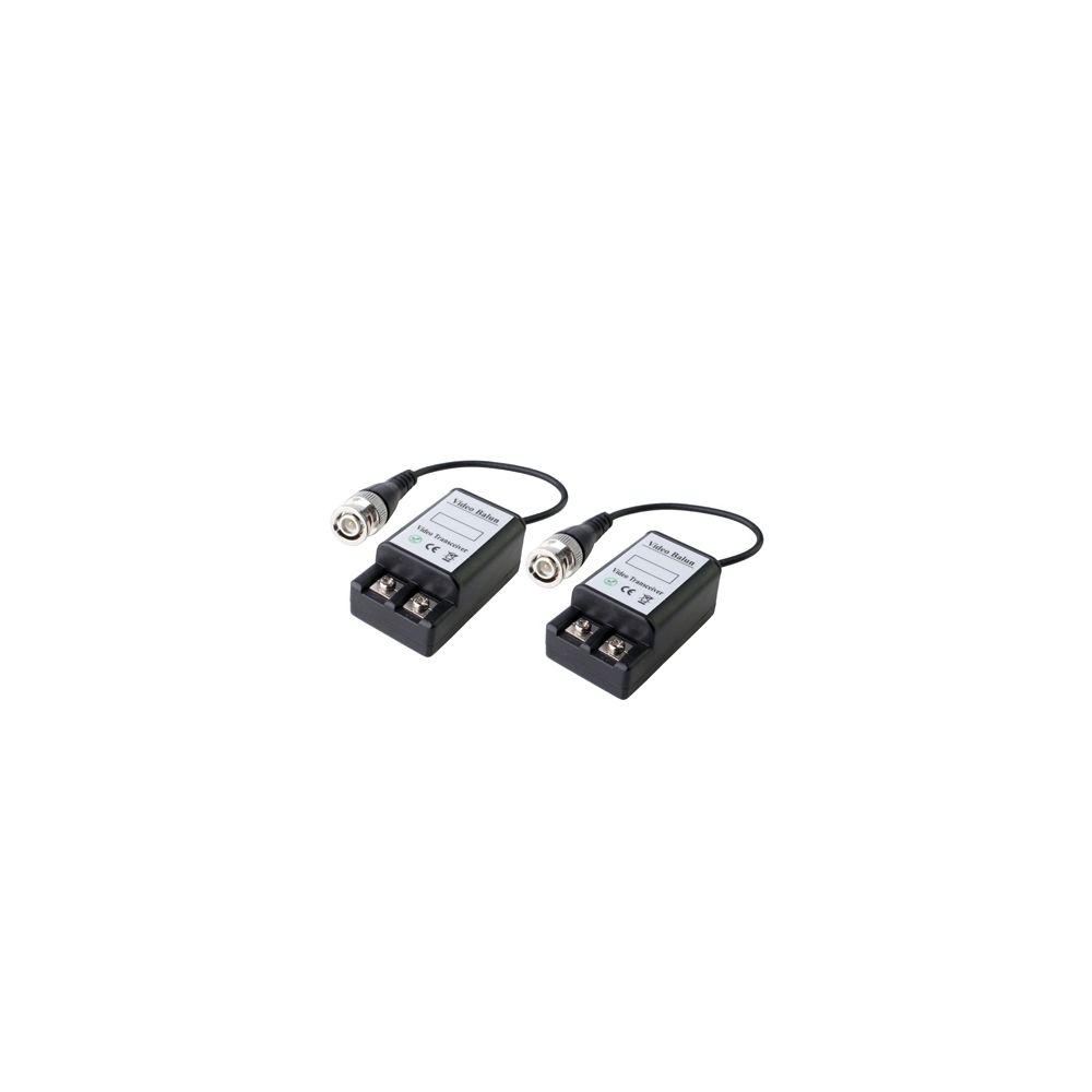 Wewoo - Noir Émetteur-récepteur vidéo passif 2 canaux 1 PCS - Accessoires sécurité connectée