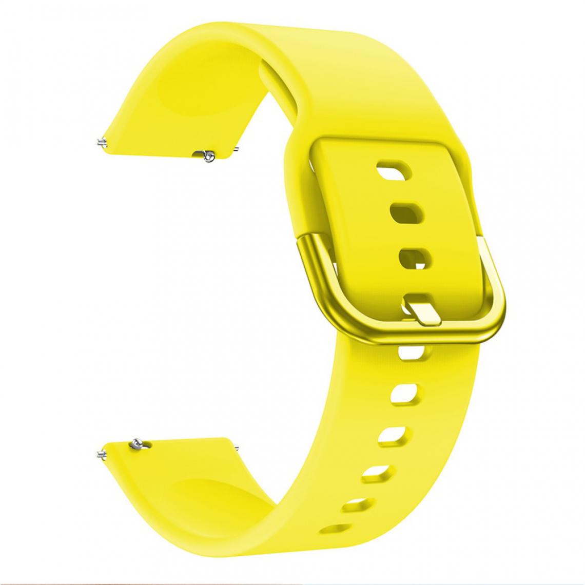 Other - Bracelet en silicone Sangle réglable de 22 mm jaune pour votre Polar Vantage M/Grit X - Accessoires bracelet connecté
