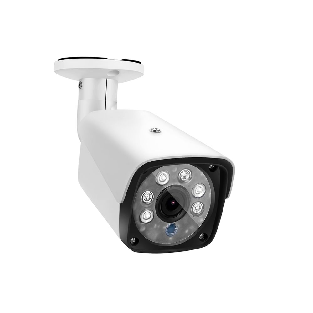 Wewoo - 633H2 / IP 3.6mm 2MP blanc Objectif Full HD 1080P Caméra de Sécurité Extérieure IP66 Imperméable Bullet de Surveillance avec 20 Mètre Fonction de Vision Nocturne - Caméra de surveillance connectée