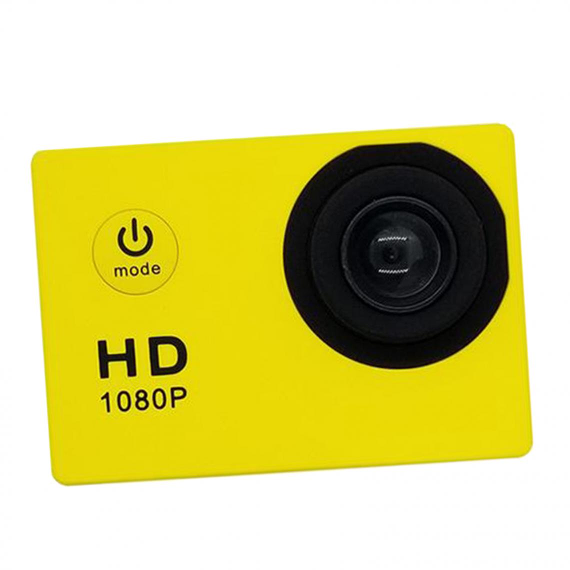 marque generique - SJ4000 HD 1080P Caméscope Sports DV Caméra D'action Caméra Vidéo étanche Rouge - Caméra de surveillance connectée