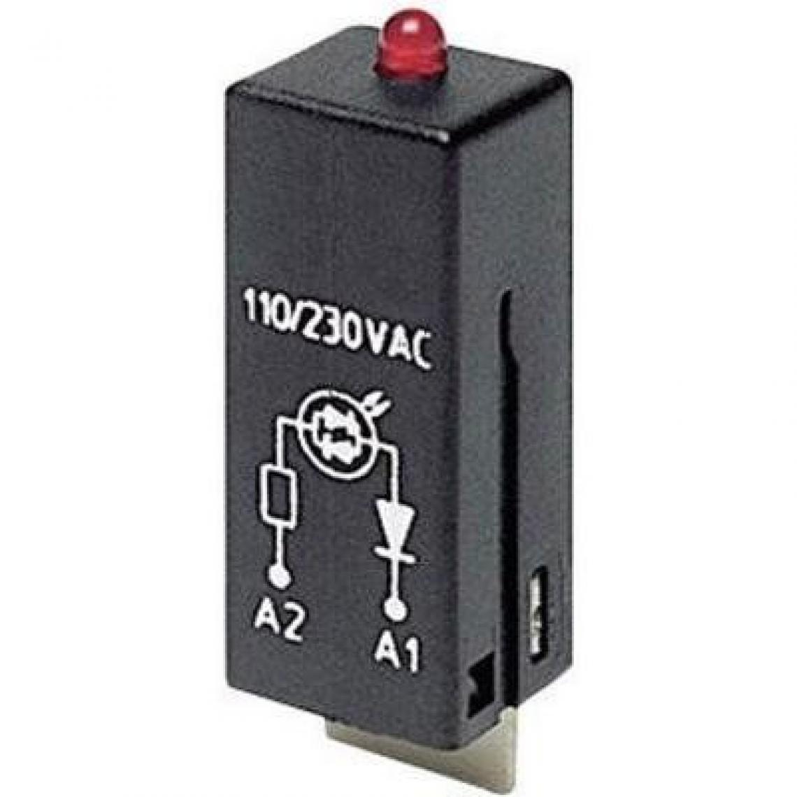 Inconnu - Module enfichable avec LED, avec diode de protection TE Connectivity 5-1415036-1 Couleur d'éclairage: rouge 1 pc(s) - Accessoires sécurité connectée