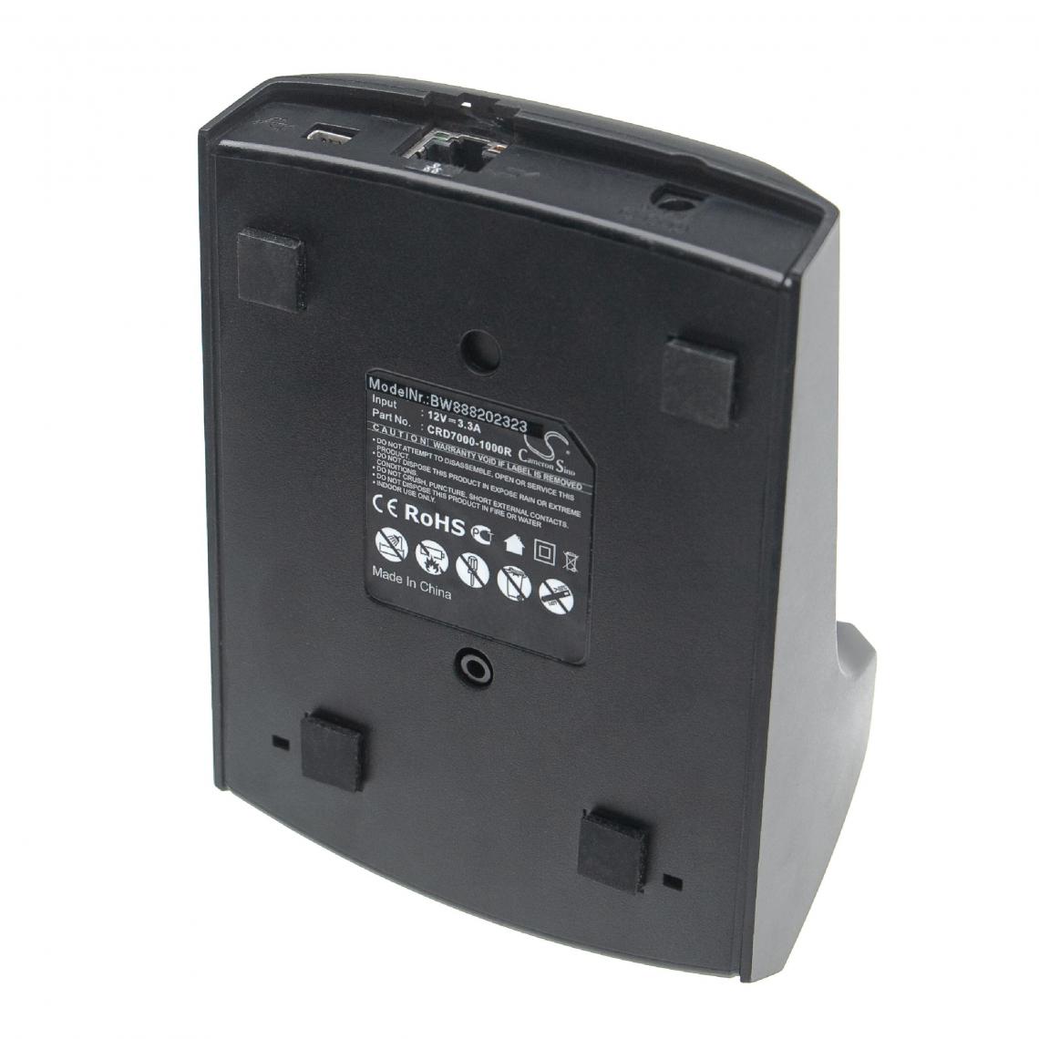 Vhbw - vhbw Station de chargement compatible avec Symbol MC7596-PZCSKQWA9WR, MC7598, MC75A, MC75A0 ordinateur mobile, scanner de code-barre - noir - Caméras Sportives