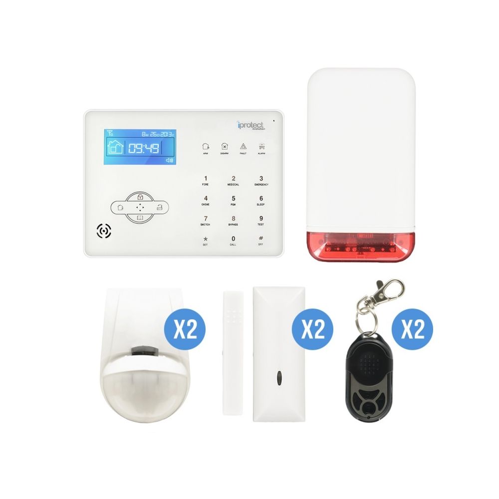 Iprotect - alarme et sirène Autonome - Alarme connectée