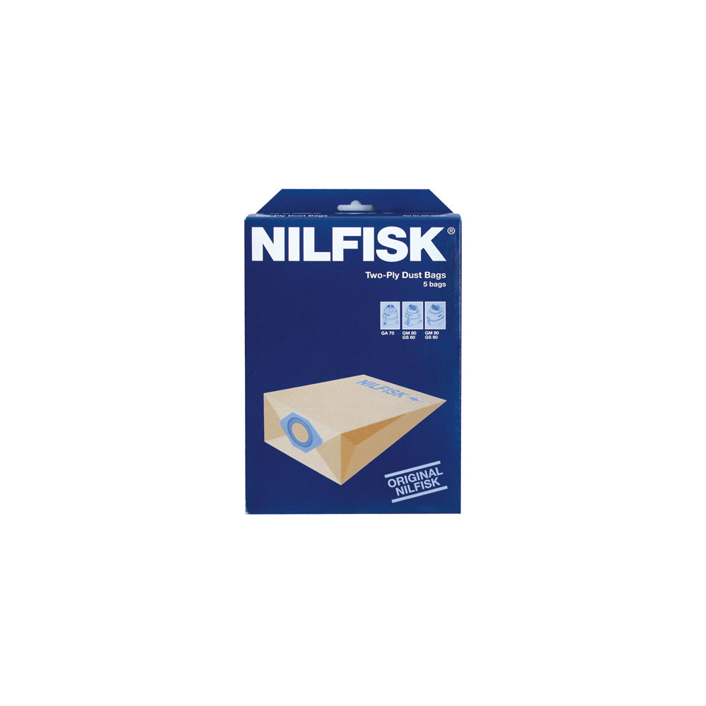 Nilfisk Advance - SACHET DE SACS NILFISK GM80 POUR PETIT ELECTROMENAGER NILFISK ADVANCE - 82095000 - Accessoire entretien des sols