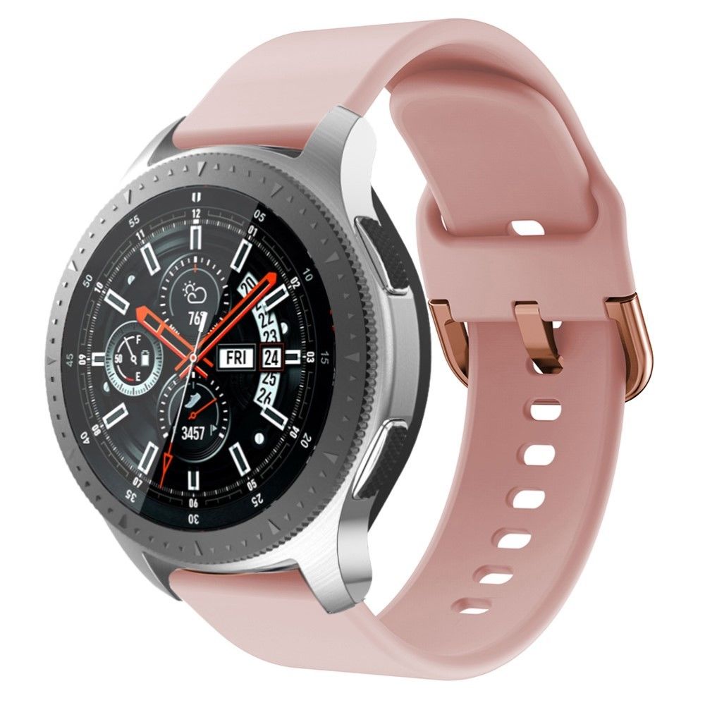 marque generique - Bracelet en silicone sangle rose pour votre Samsung Gear S3 Active - Accessoires bracelet connecté