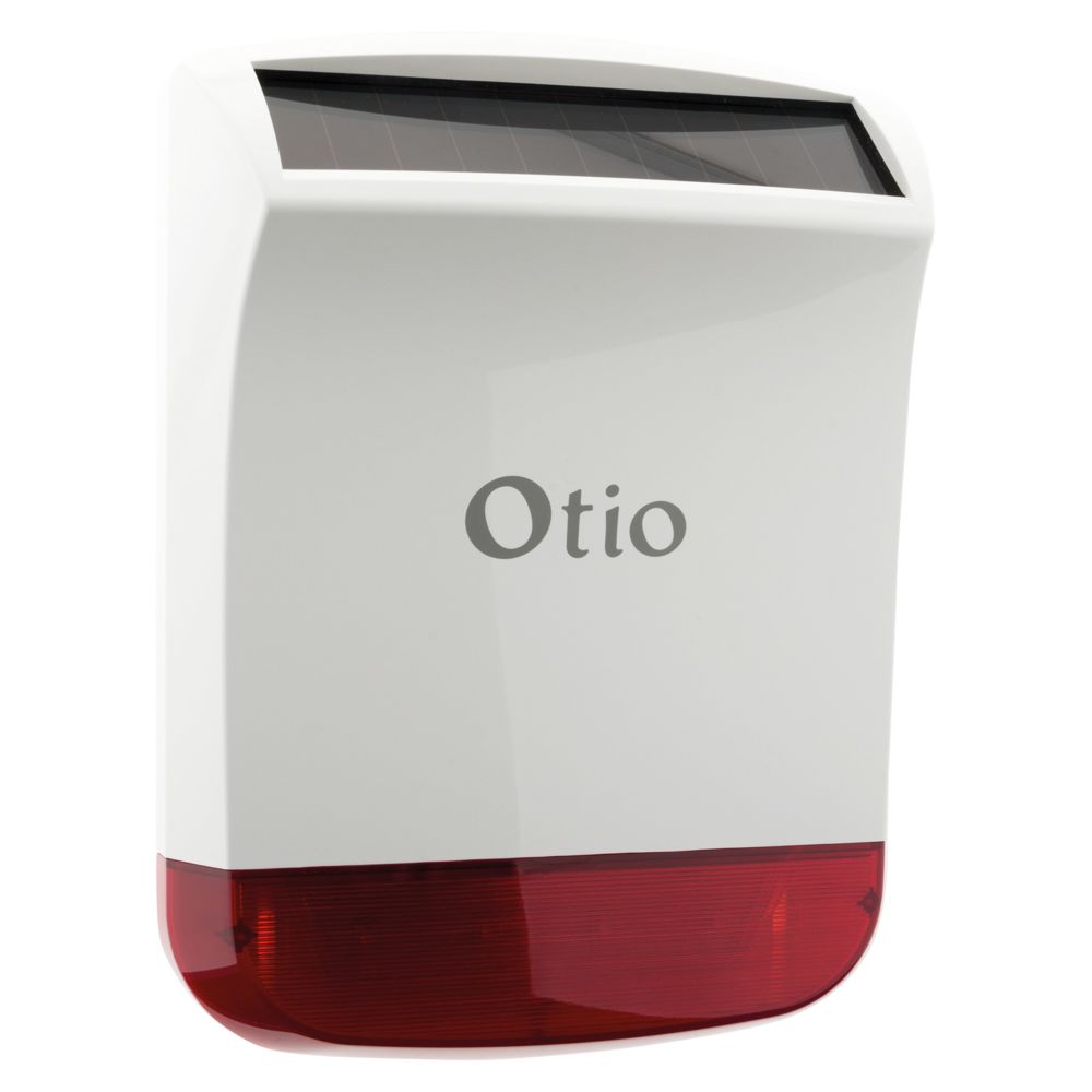 Otio - Sirène extérieure solaire sans fil 110dB pour alarme 75500x - Otio - Alarme connectée