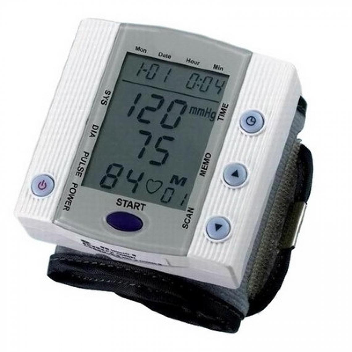 Wewoo - Tensiomètre Moniteur de tension artérielle de poignet complètement automatique calendrier de et horloge - Tensiomètre connecté