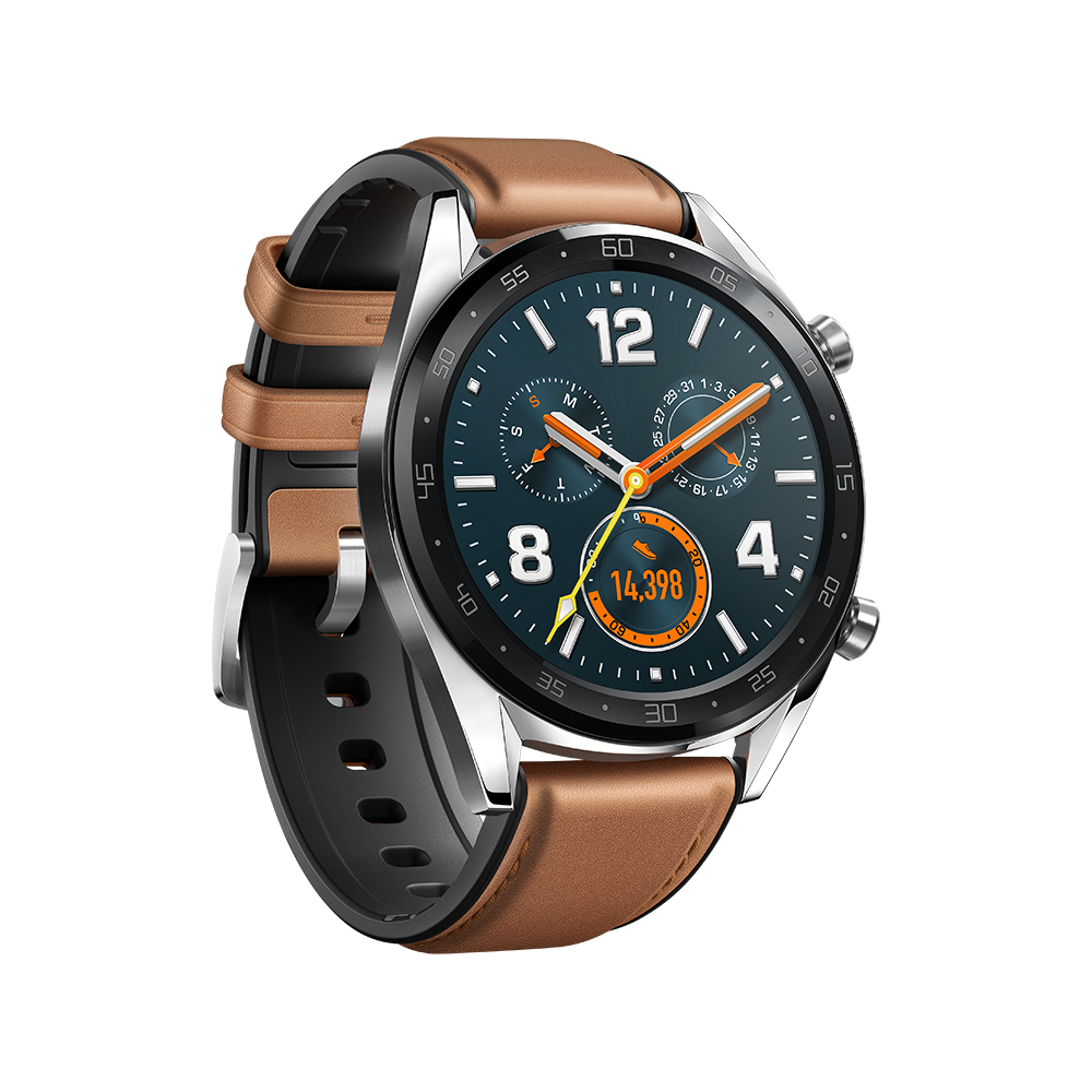 Huawei - Watch GT - Cuir Marron - Montre connectée