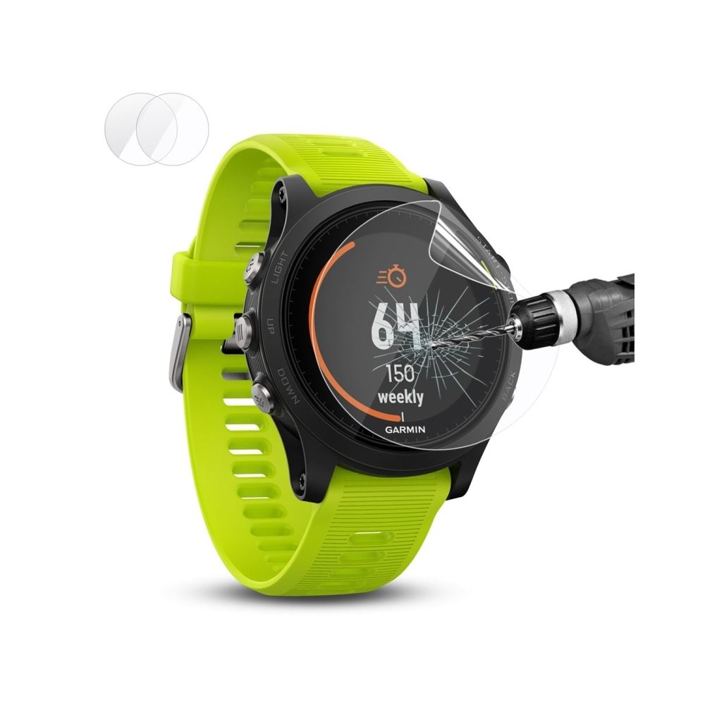 Wewoo - Film protecteur écran pour Garmin Forerunner 935 Smartwatch TPU de protection 2 PCS - Accessoires montres connectées
