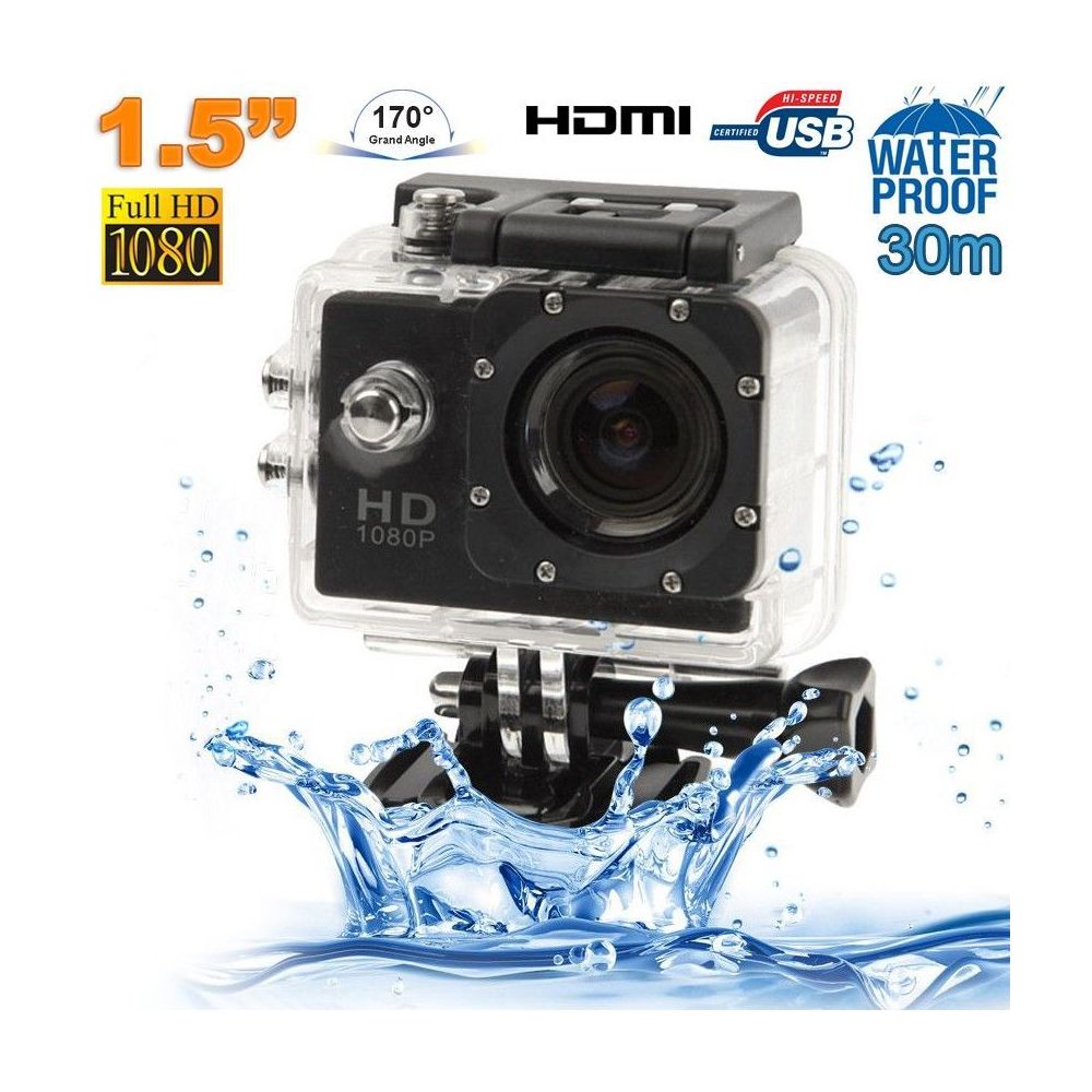 Yonis - Caméra sport waterproof - Accessoires caméra