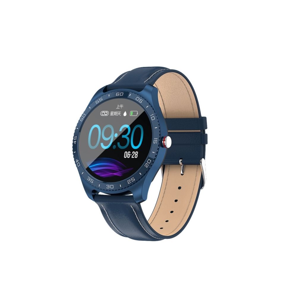 Wewoo - Montre connectée Z11 1,3 pouces Full Circle Smart Sport Watch IP67 étancheCardio / surveillance du sommeil / Bluetooth / réveil bleu - Montre connectée
