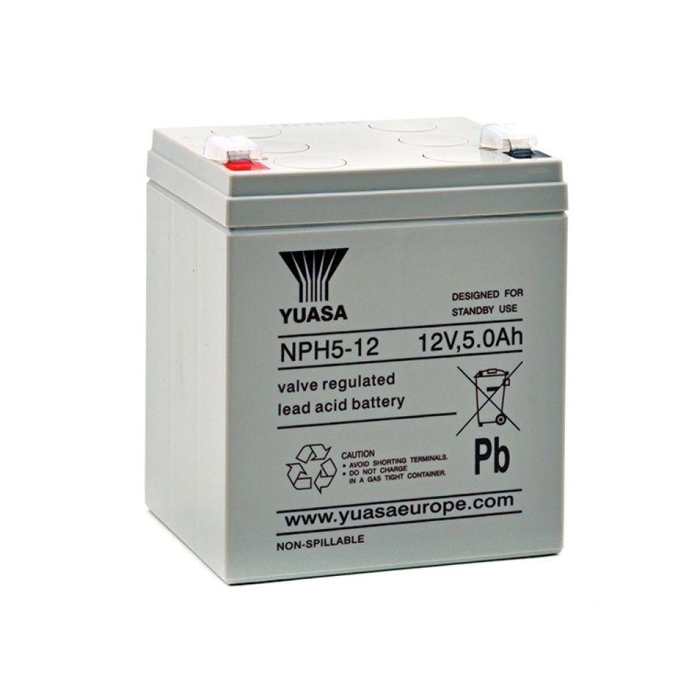 Yuasa - Batterie Plomb étanche NPH5-12 Yuasa 12V 5ah - Alarme connectée