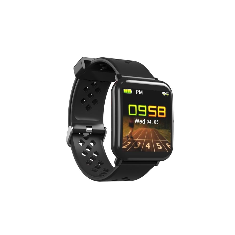 Wewoo - Bracelet connecté Smartwatch DM06 de 1,3 pouces IPS écran couleur IP68 imperméable à l'eaurappel d'appel de soutien / surveillance de la fréquence cardiaque / du sommeil / rappel sédentaire noir - Bracelet connecté
