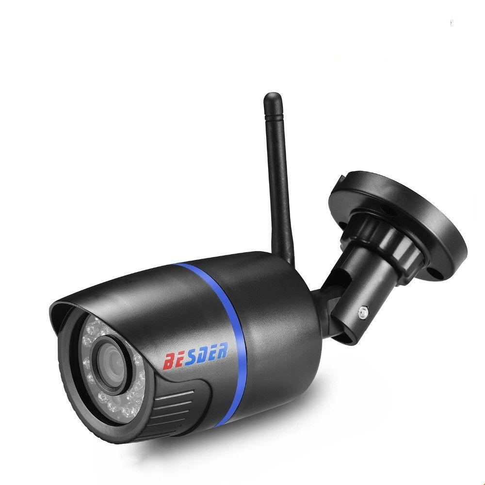 Wewoo - Caméra IP WiFi IP Wifi P2P CCTV Extérieure Imperméable Bullet Surveillance avec 20 Mètres de Vision Nocturne - Caméra de surveillance connectée