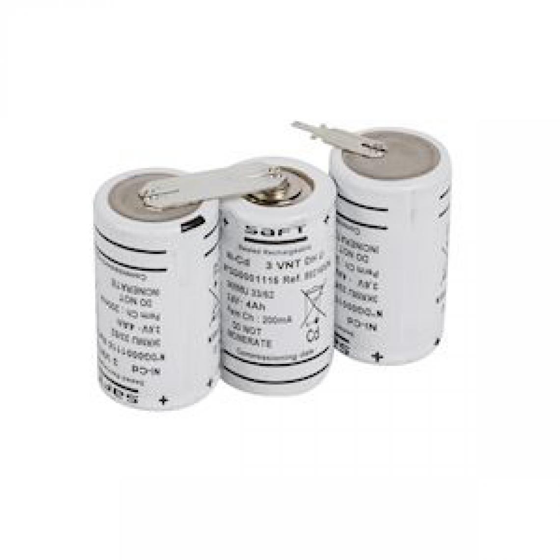 Ura - batterie nickel cadmium (ni-cd) - 3 éléments de type vtd - 3.7ah - ura 957893 - Détecteur connecté