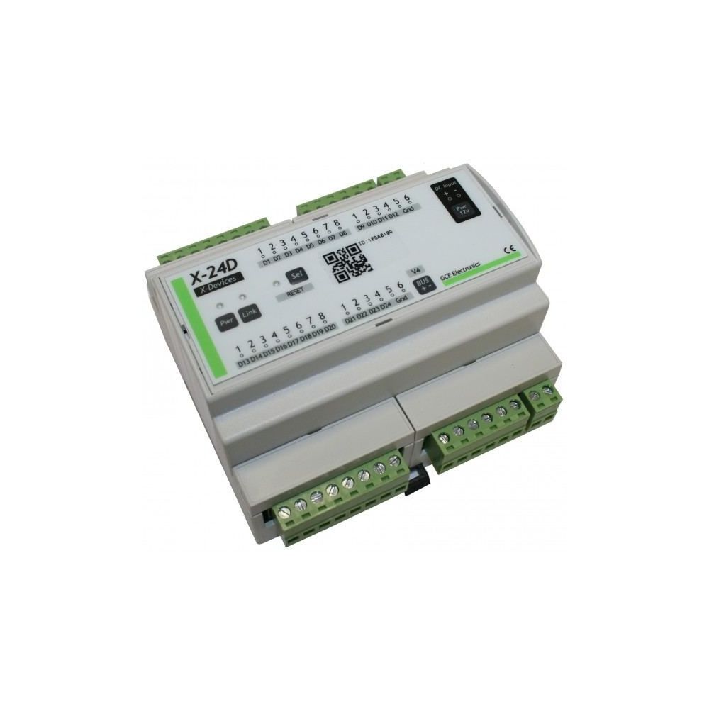 Gce Electronics - Extension 24 entrées X-24D pour IPX800v4 - GCE ELECTRONICS - Détecteur connecté