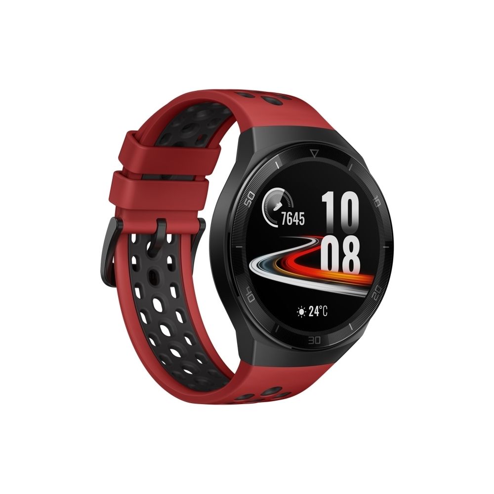 Huawei - Watch GT 2e - Rouge lave - Montre connectée
