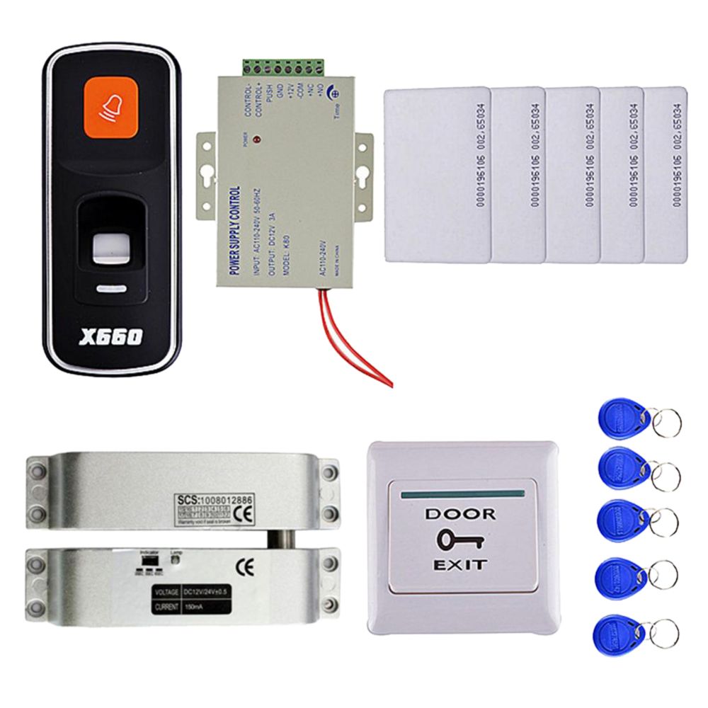 marque generique - Kit de contrôle d'accès de porte 10 key Card - Sonnette et visiophone connecté
