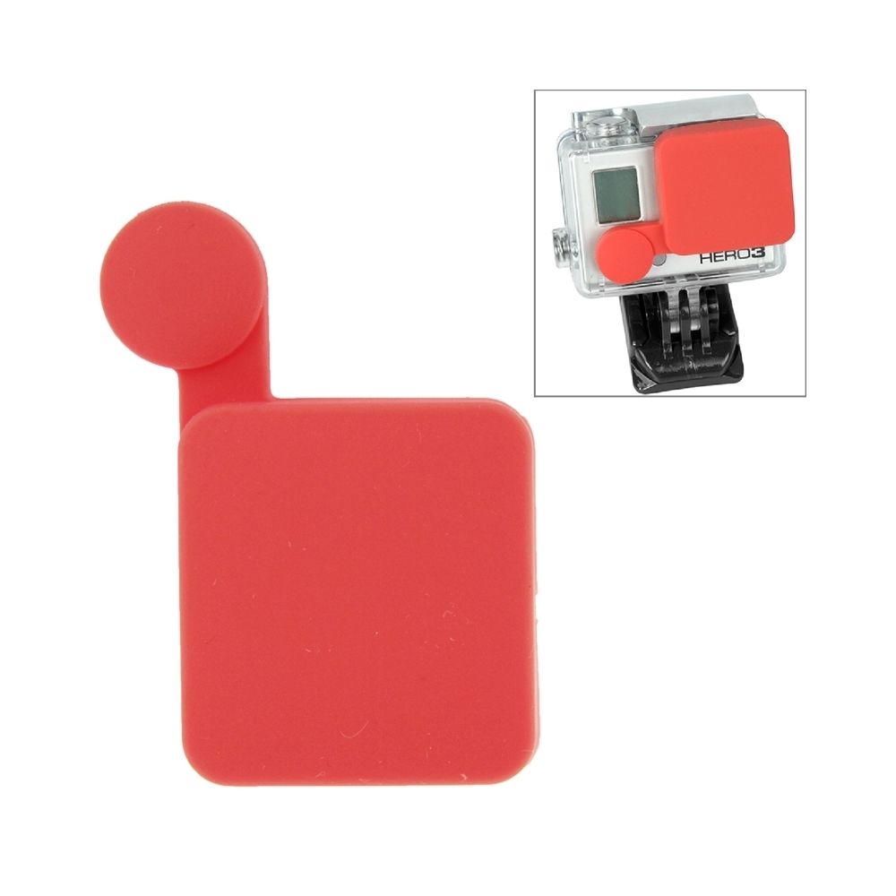 Wewoo - Rouge pour GoPro Hero 4 / 3+ Casquette Silicone - Caméras Sportives