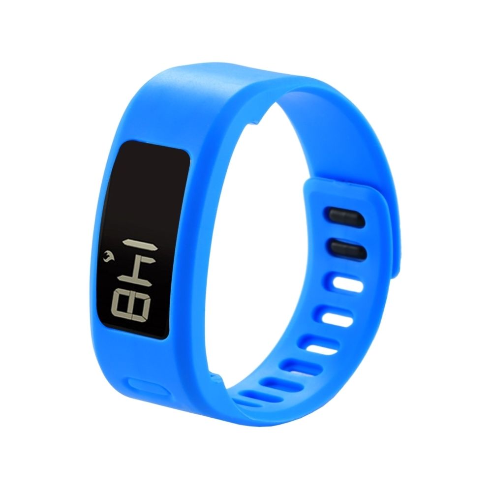 Wewoo - Bracelet bleu pour Garmin Vivofit 1 Montre Smartwatch en Silicone, Longueur: environ 21cm - Bracelet connecté