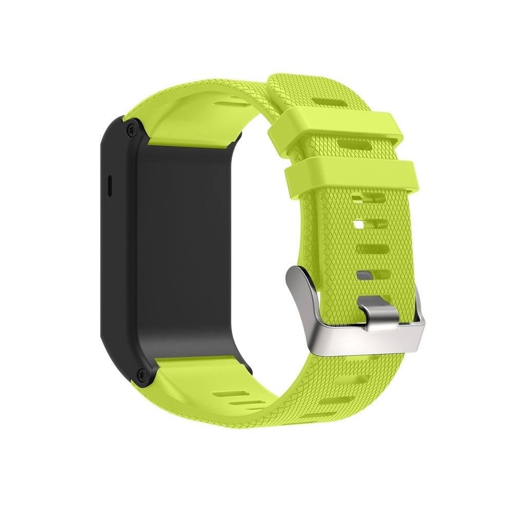 Wewoo - Bracelet pour montre connectée Dragonne Sport en silicone Garmin Vivoactive HR Cyan - Bracelet connecté