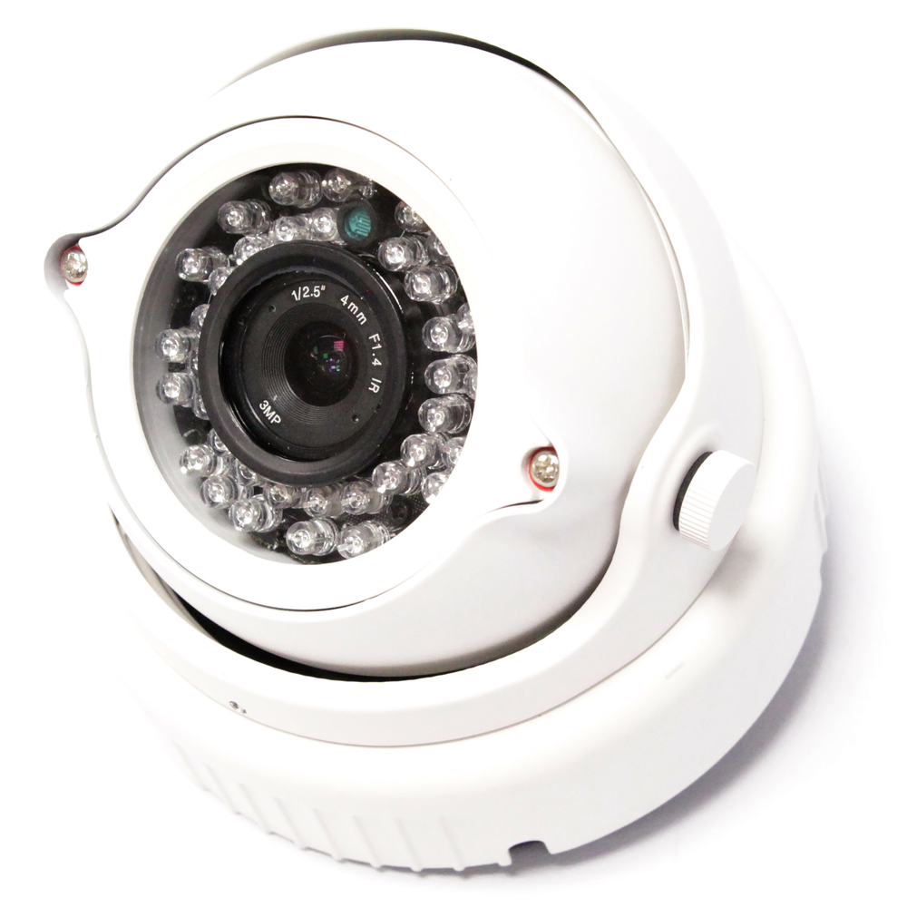 Bematik - Caméra CMOS NVR H.264 IP Dome 1Mpixel 123x87mm Network Video Recorder CCTV - Accessoires sécurité connectée