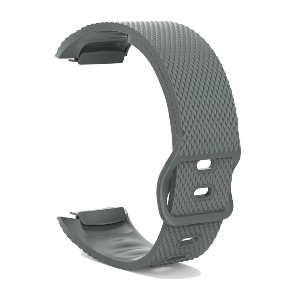 Generic - Remplacement de bracelet de montre en TPU pour Samsung Gear Fit2 SM-R360 Fit2 Pro SM-R365 Gris - Bracelet connecté