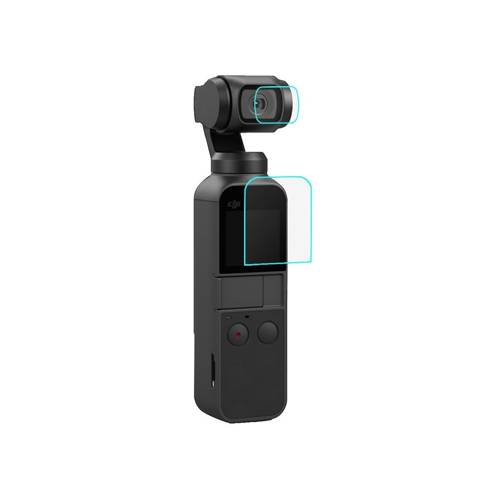 Wewoo - Film protecteur de lentille en verre trempé HD + écran pour OSMO Pocket Gimbal - Caméras Sportives