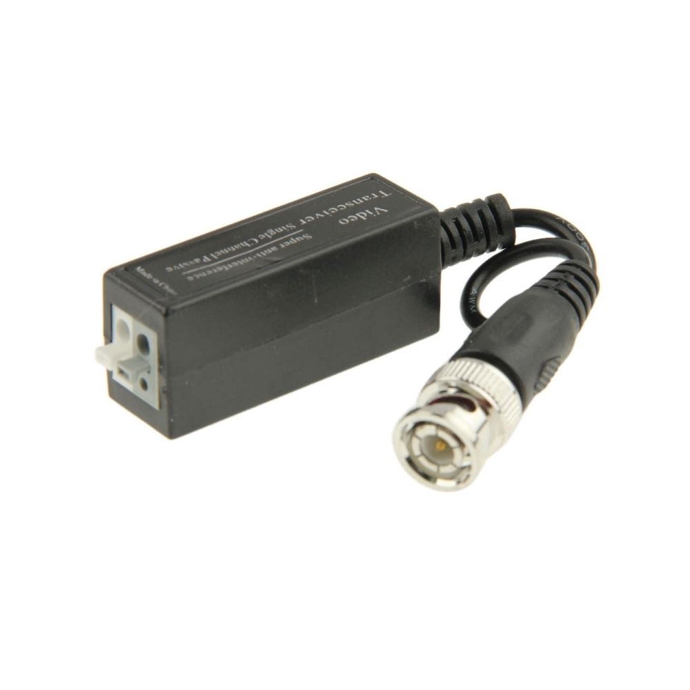 Wewoo - Câble Connecteur d'adaptateur de émetteur-récepteur vidéo passif anti-interférence superbe de 2 PCS 301AB - Caméra de surveillance connectée