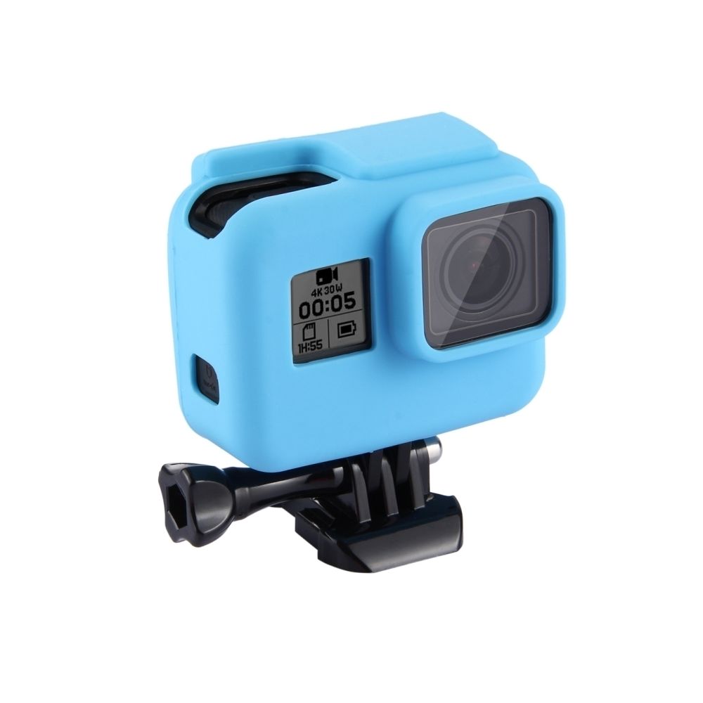 Wewoo - Coque bleu pour GoPro HERO6 / 5 Housse de protection en silicone avec de - Caméras Sportives