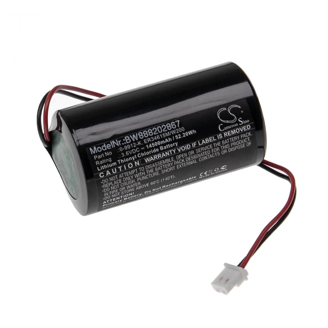 Vhbw - vhbw Batterie compatible avec Visonic MC-S710, MC-S720, MC-S730 système d'alarme (14500mAh, 3,6V, Li-SOCl2) - Autre appareil de mesure