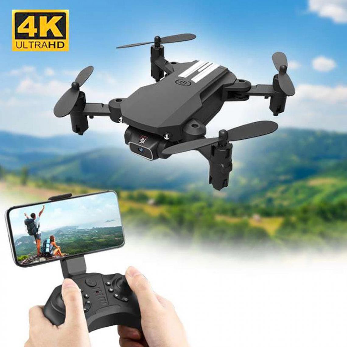 Inconnu - MINI DRONE 4K : Aéronef Miniature avec Camera Grand Angle et Commande WiFi via Smartphone - Drone connecté