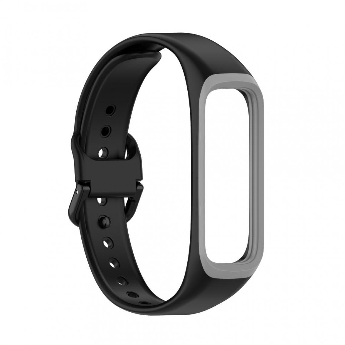 Other - Bracelet en silicone Bicolore noir/gris pour votre Samsung Galaxy Fit 2/SM-R220 - Accessoires bracelet connecté