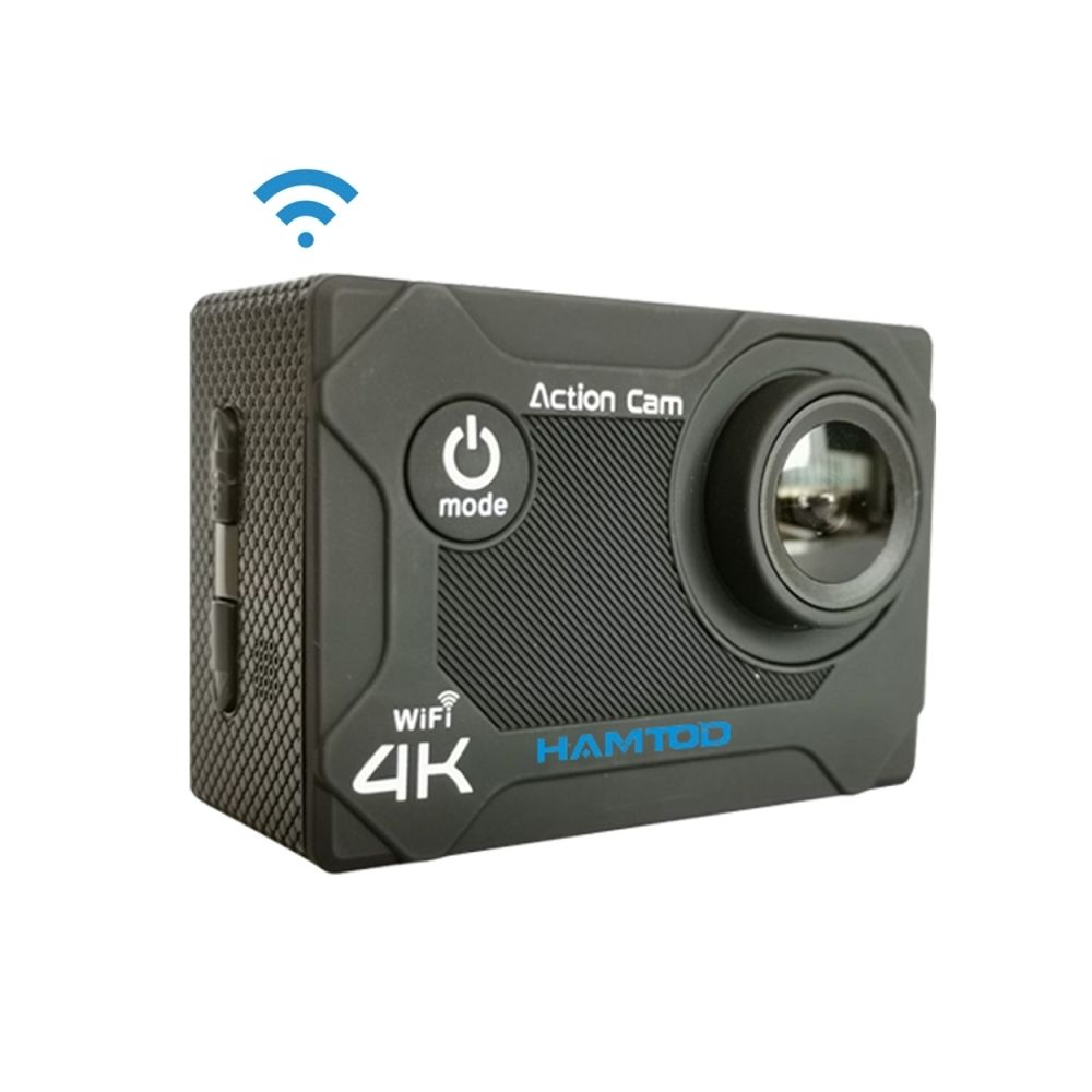 Wewoo - Caméra de sport UHD 4K WiFi avec boîtier étanche, Generalplus 4247, écran LCD 2,0 pouces, objectif à angle large 170 degrés (Noir) - Caméras Sportives