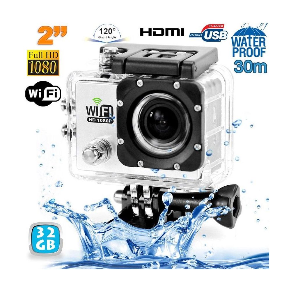 Yonis - Caméra sport waterproof - Accessoires caméra