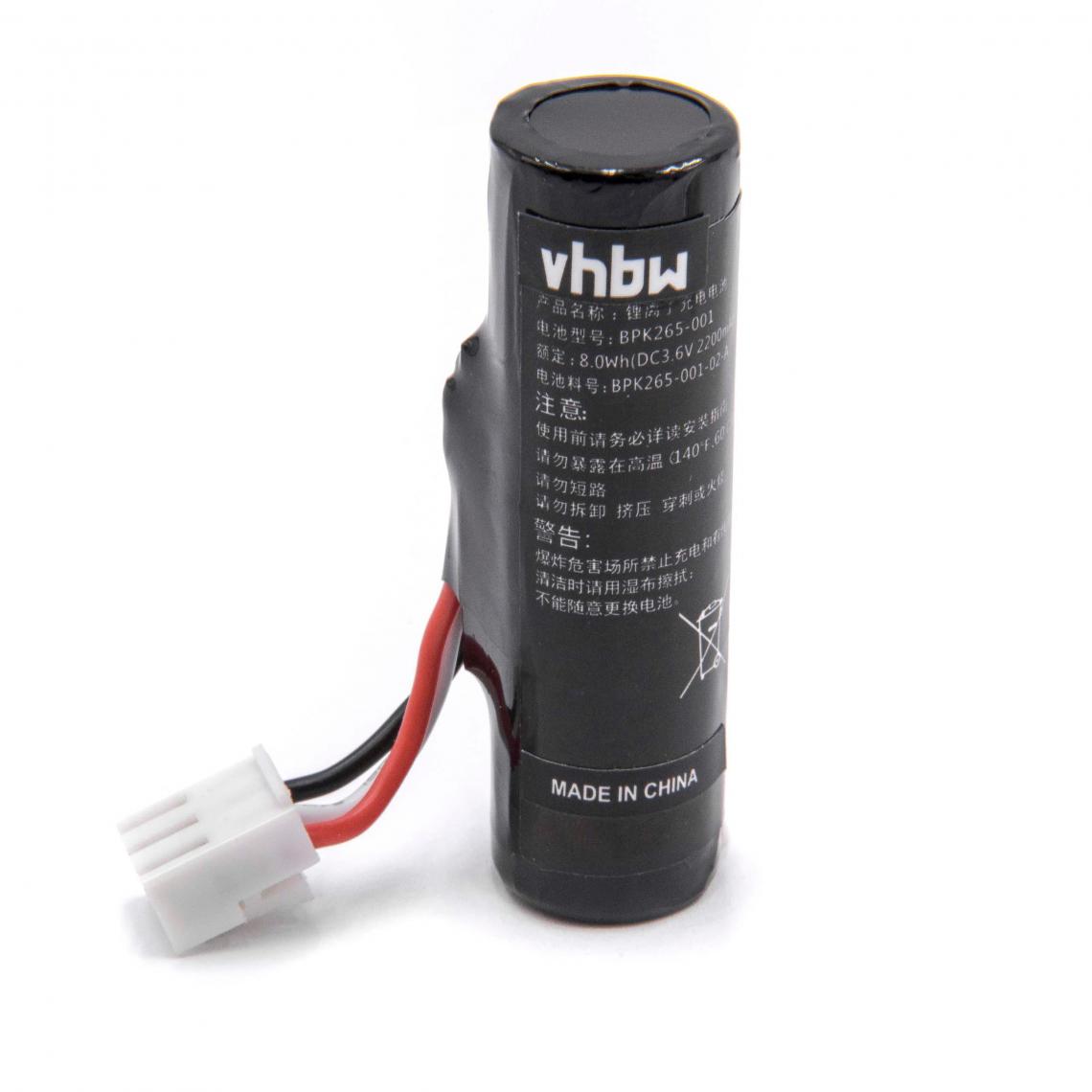 Vhbw - vhbw Batterie compatible avec VeriFone VX675 Bluetooth, VX675 GPRS scanner de code-barre POS (2200mAh, 3,7V, Li-ion) - Caméras Sportives