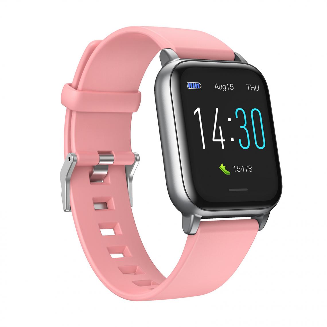 marque generique - 2021 Smart Watch Wristband Sleep Monitor Message Rappel 170mAh Violet - Montre connectée