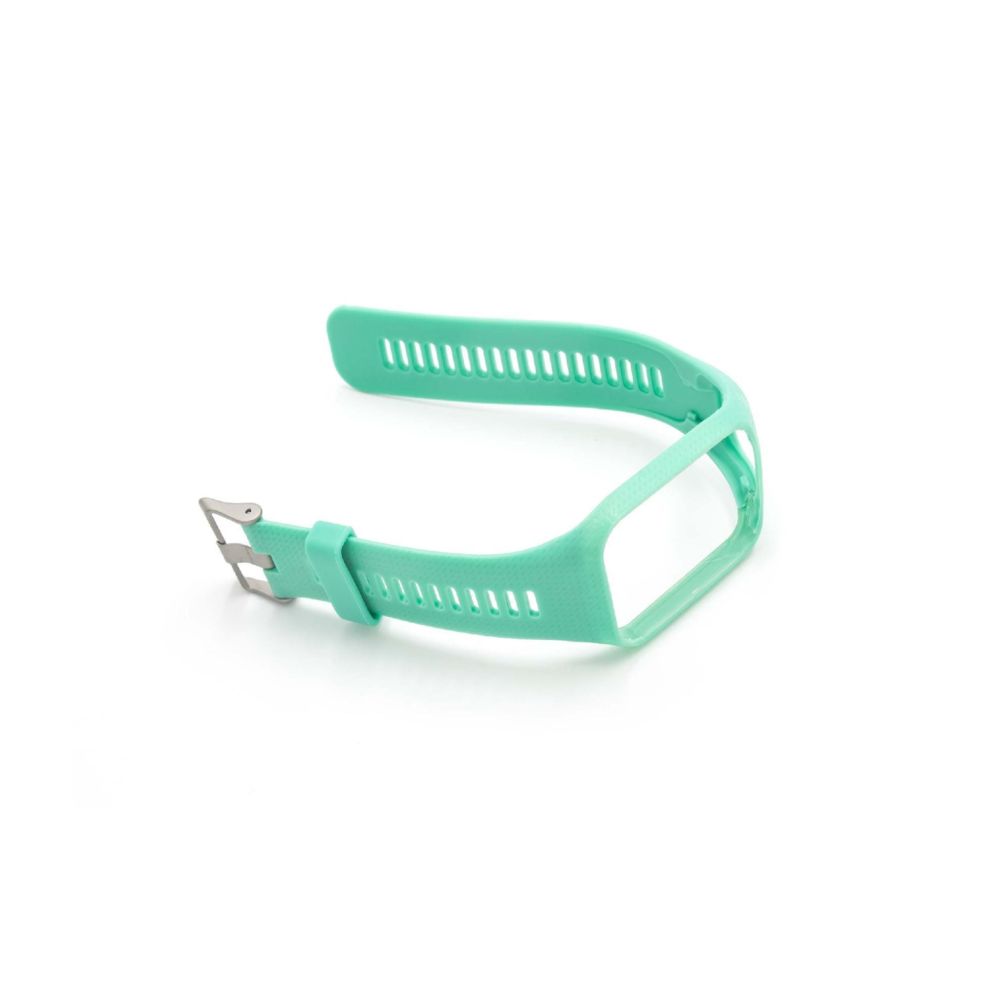 Vhbw - vhbw Thermoplastic Elastomer (TPE) bracelet turquoise pour smartwatch traqueurs de fitness TomTom Runner 2, Runner 3, Spark,Spark 3,Adventure,Golfer 2 - Accessoires montres connectées