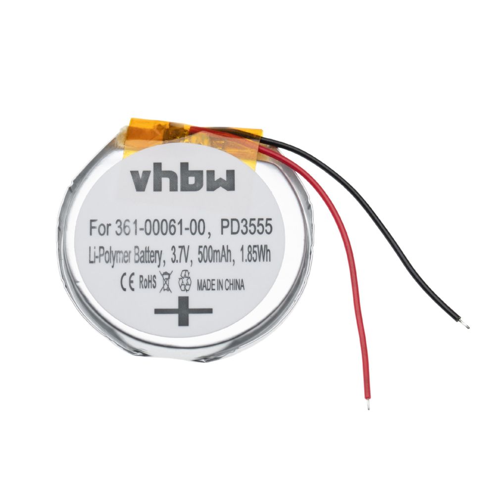 Vhbw - vhbw batterie remplace Garmin 361-00061-00, PD3555 pour smartwatch montre bracelet fitness (500mAh, 3,7V, Li-Polymère) - Accessoires montres connectées