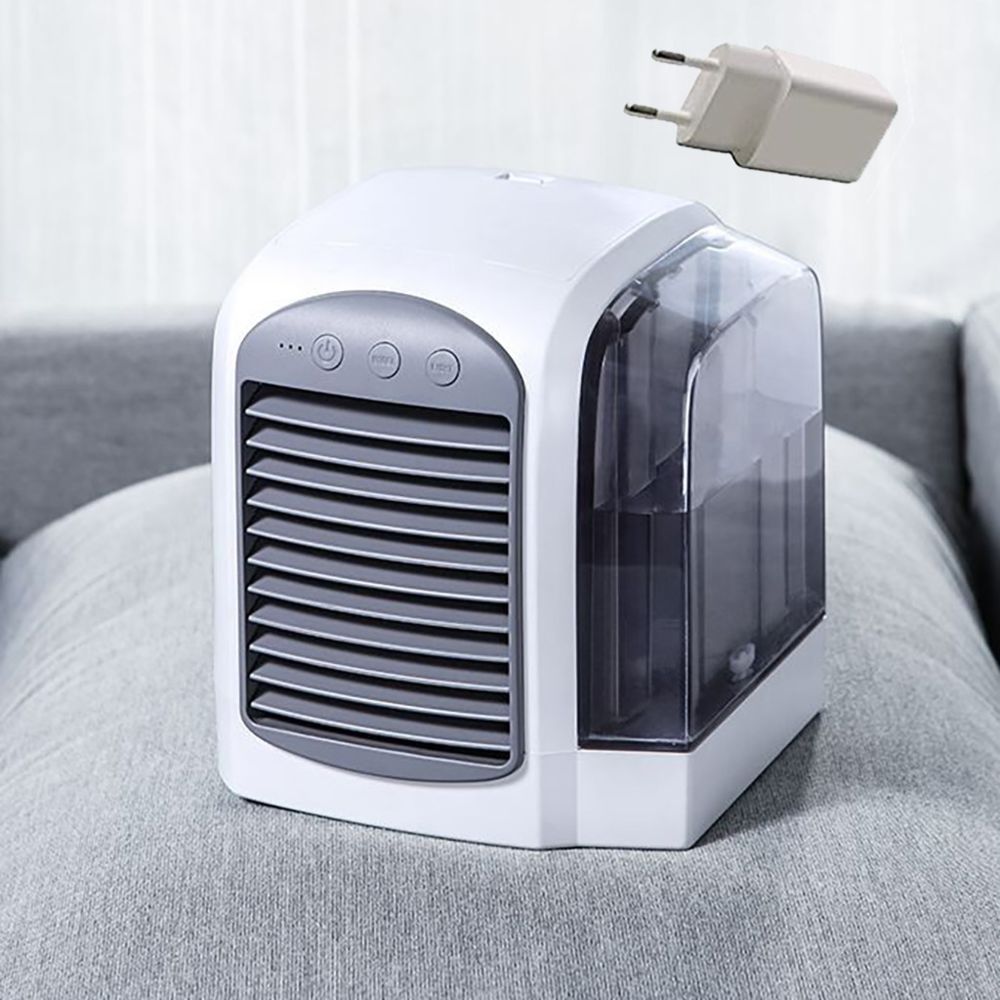 Generic - Air frais de bureau de réfrigérateur de ménage de mini ventilateur de climatisation portatif - gris - Accessoires de motorisation