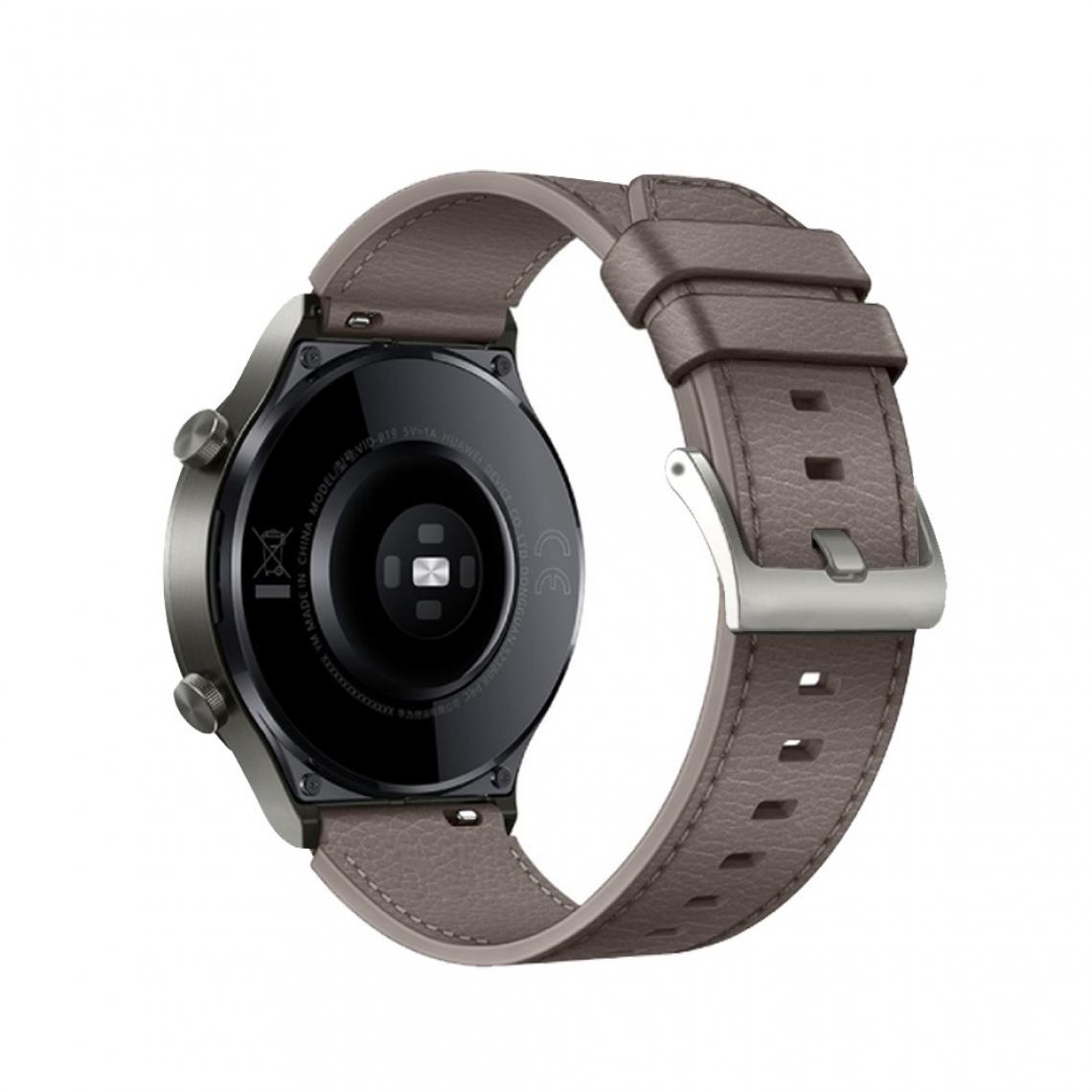 Other - Bracelet en PU 22mm Réglable gris pour votre Huawei Watch GT 2 46mm/GT 2 Pro - Accessoires bracelet connecté