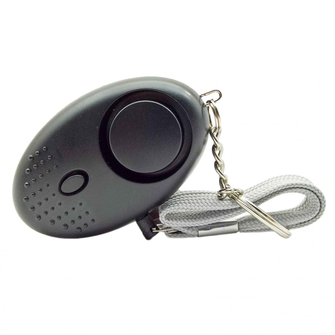 marque generique - Safe Sound Personal Alarm 130DB Security Alarm Keychain For Women Black - Alarme connectée