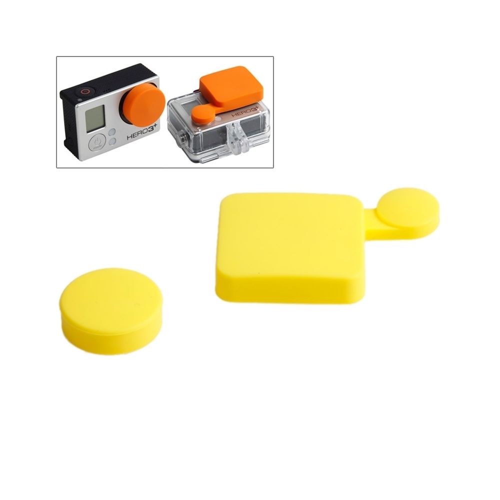 Wewoo - Jaune pour GoPro HD Hero 4 / 3+ Silicone Cover Set - Caméras Sportives