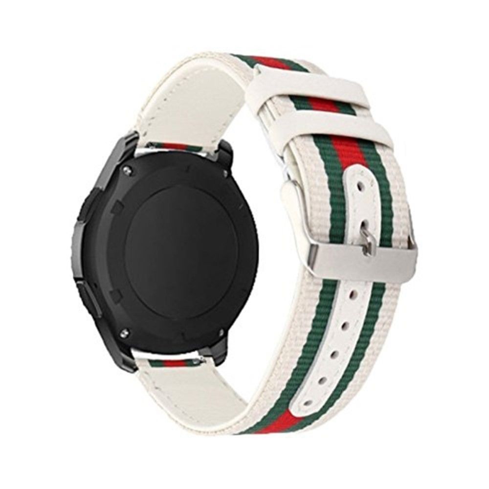 marque generique - Bracelet en cuir véritable 22mm blanc pour votre Huawei Watch GT/Honor Watch Magic - Accessoires bracelet connecté
