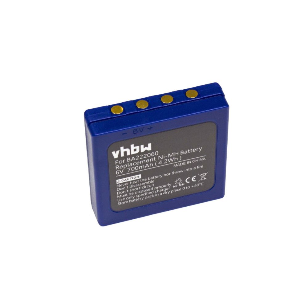 Vhbw - vhbw Batterie NiMH 700mAh (6V) pour la radiocommande HBC FUB 3A, FUB3A, Radiomatic comme BA222060, BA203060, AF-FUB03M. - Autre appareil de mesure