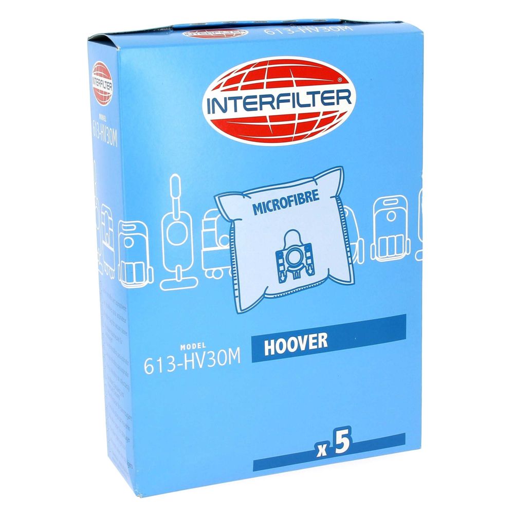 Hoover - Sacs aspirateur par 4 pour Aspirateur Hoover - Accessoire entretien des sols