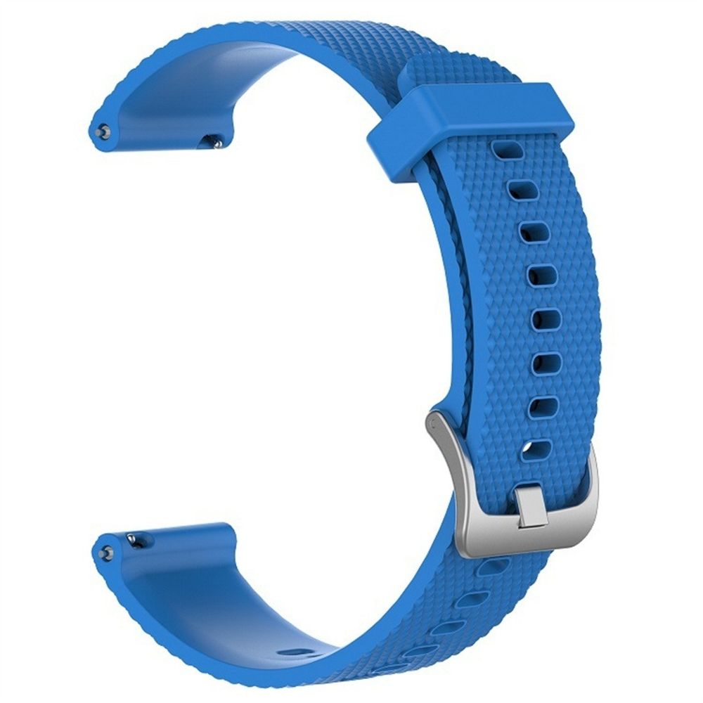 Wewoo - Bracelet pour montre connectée en silicone Smartwatch POLAR Vantage M 22cm bleu ciel - Bracelet connecté