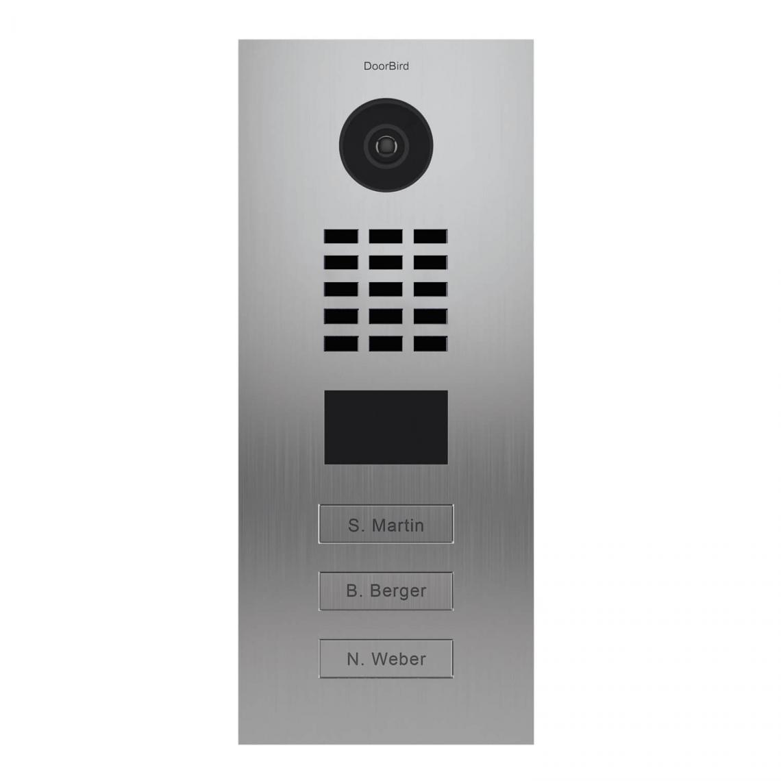 Doorbird - Portier vidéo IP D2103V V2 - Sonnette et visiophone connecté
