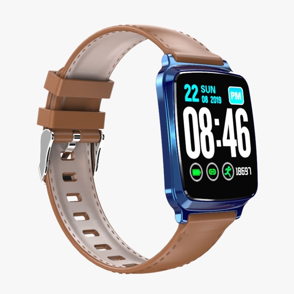 Wewoo - Bracelet connecté Smartwatch M8 1,3 pouces IPS avec écran couleur IP67 imperméableétape par étapecomptage des rappels / rappel appels / surveillance de la fréquence cardiaque / du sommeil bleu - Bracelet connecté