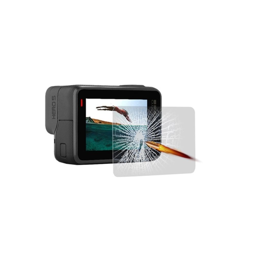 Wewoo - Film protecteur écran pour le de verre trempé de d'écran de GoPro HERO5 LCD Dispaly - Caméras Sportives